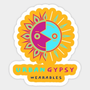 Urban Gypsy Wearables – Half Sun Moon Smiling Sticker